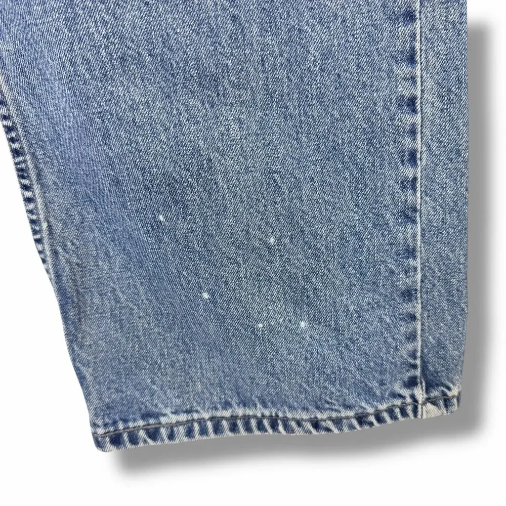 Vintage Y2K Mens Levis Silvertab Jeans Loose Fit Straight Leg Medium Wash 34x30 - Picture 4 of 11